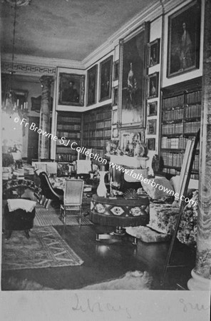 COPIES OF OLD PHOTOS LENT BY LORD CASTLEROSSE  DRAWING ROOM NOW CHAPEL